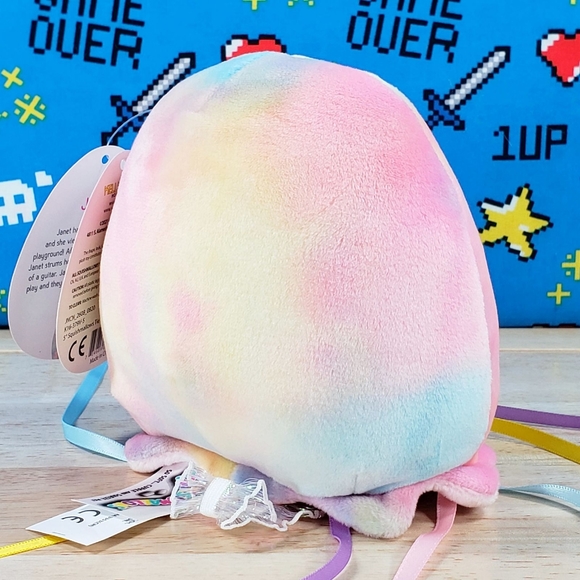 Squishmallow Janet the Jellyfish 5" UltraSoft Stuffed Valentine's Day Plush NWT - Picture 3 of 12